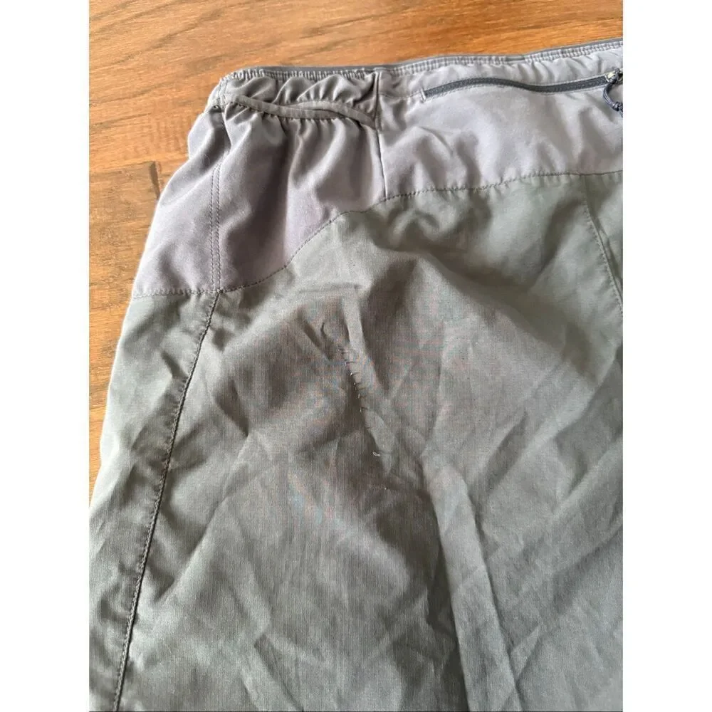 Patagonia Gray Strider Running Women’s Shorts Small